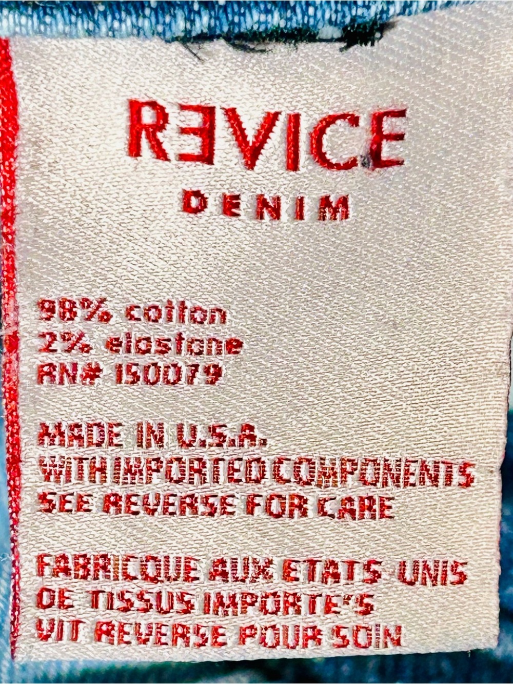 REVICE jeans High Rise Star Bottom jeans medium wash women size 25 - Picture 4 of 10